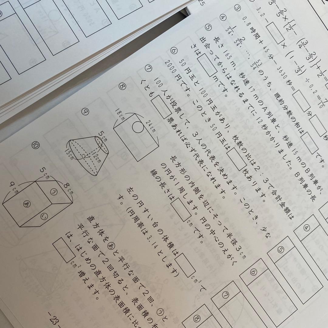 ヨ*ー様 【最新版・未記入】SAPIX 基礎トレ6年
