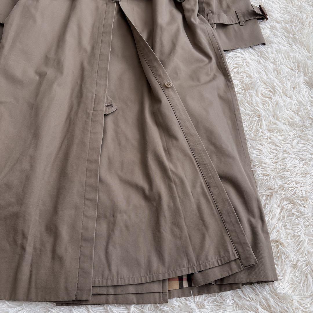 美品✨Burberrys ノバチェックトレンチコート 玉虫色 白タグ ライナー付