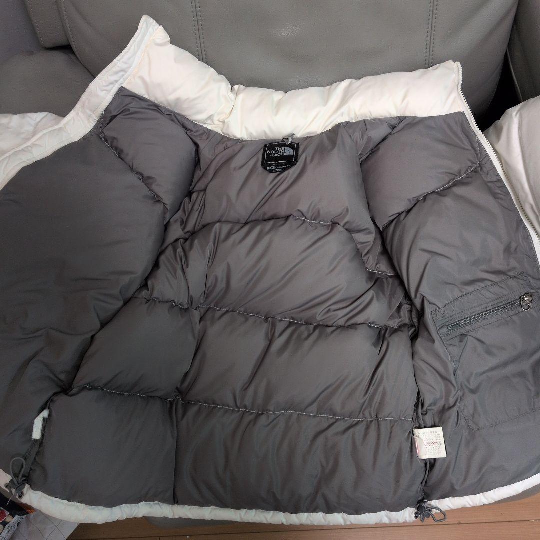 THE NORTH FACE ヌプシ センターロゴ 700フィル ホワイト S