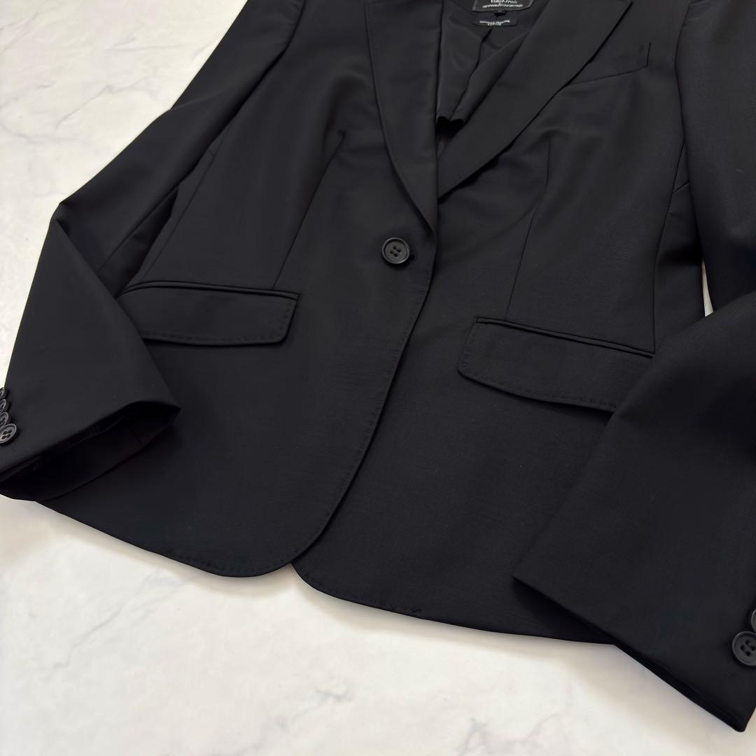 極美品✨23区 セットアップ パンツスーツ ストレッチ ブラック 38/36