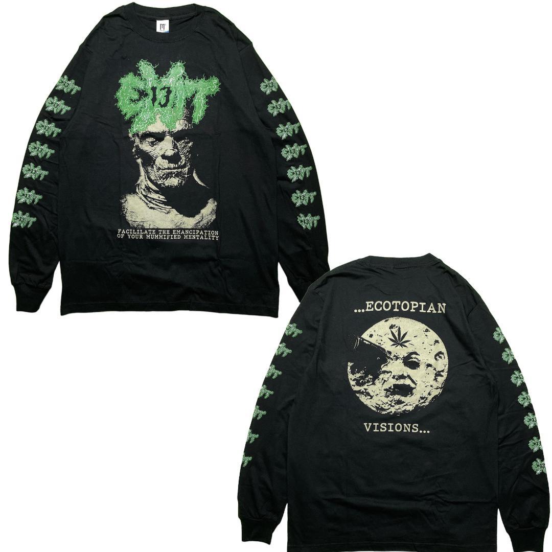 1枚のみ Exit-13 ロンT/長袖Tシャツ ブラック L