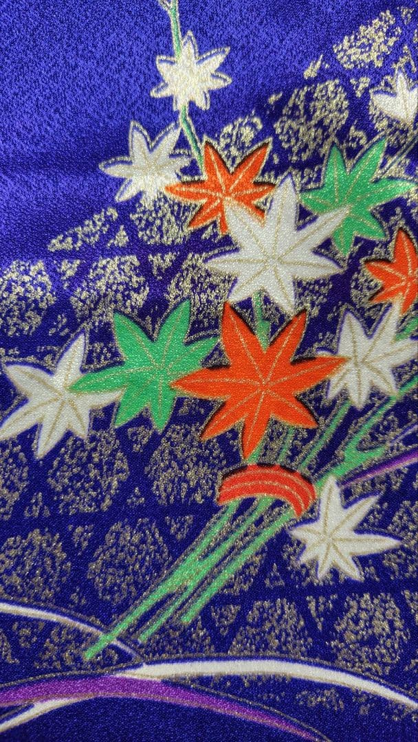 RK544洗える子供着物着丈130センチ裄丈58センチ7歳前後用ポリエステル