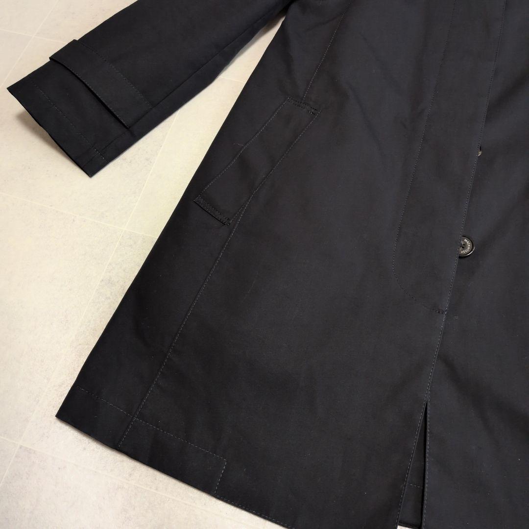 【極美品】マッキントッシュフィロソフィー ライナー付ステンカラーコート 36 紺