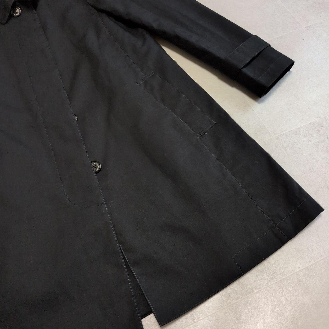 【極美品】マッキントッシュフィロソフィー ライナー付ステンカラーコート 36 紺