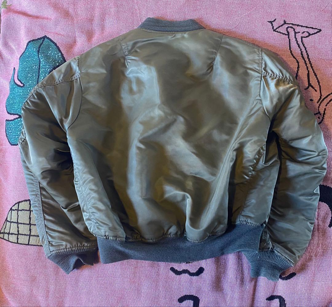 80s INDUSTRIS ma-1 フライトジャケット USA製