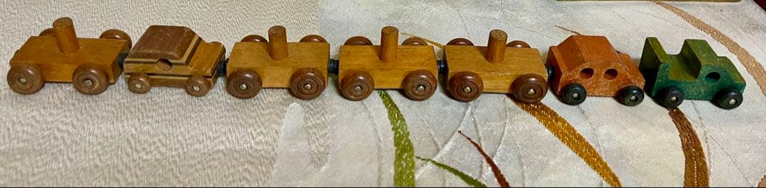 磁やく木製ミニかー7個