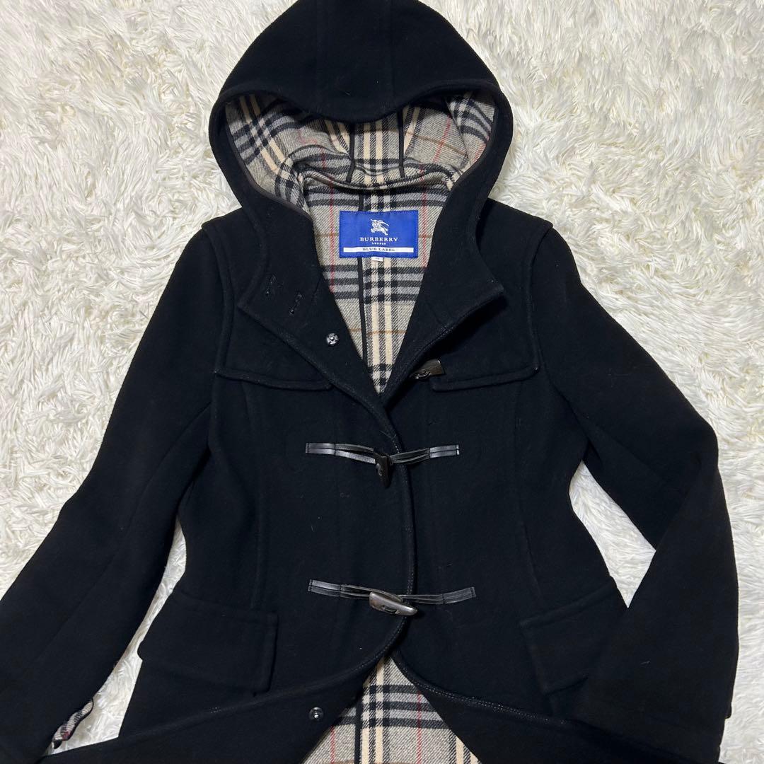 最終価格BURBERRY BLUE LABEL バーバリーダッフルコートM 38