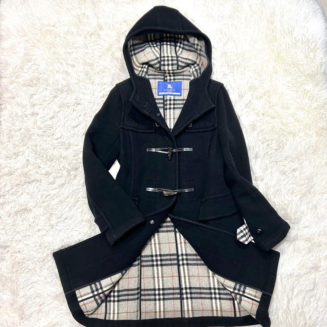 最終価格BURBERRY BLUE LABEL バーバリーダッフルコートM 38