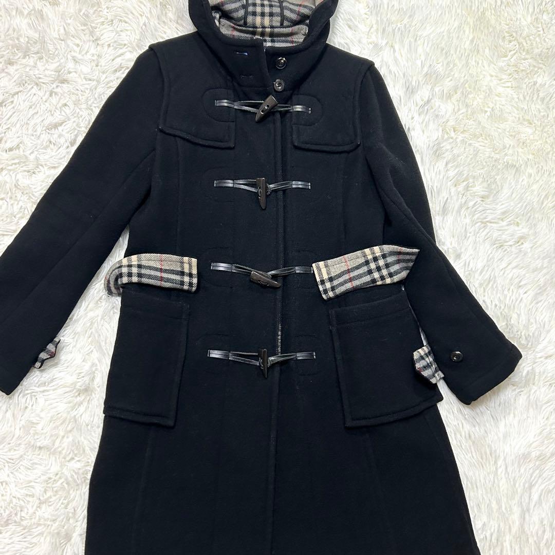最終価格BURBERRY BLUE LABEL バーバリーダッフルコートM 38