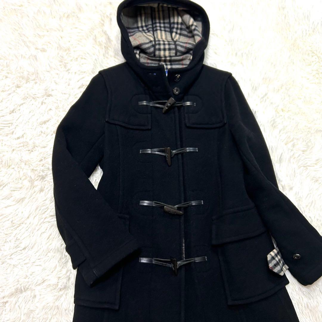 最終価格BURBERRY BLUE LABEL バーバリーダッフルコートM 38