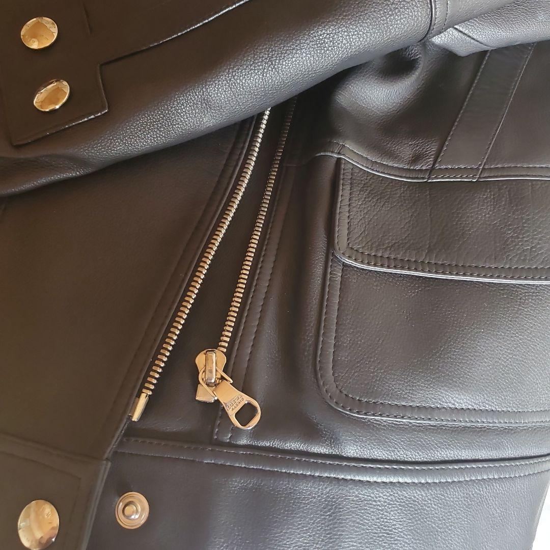 ロエベ 本革レザーのライダースジャケット