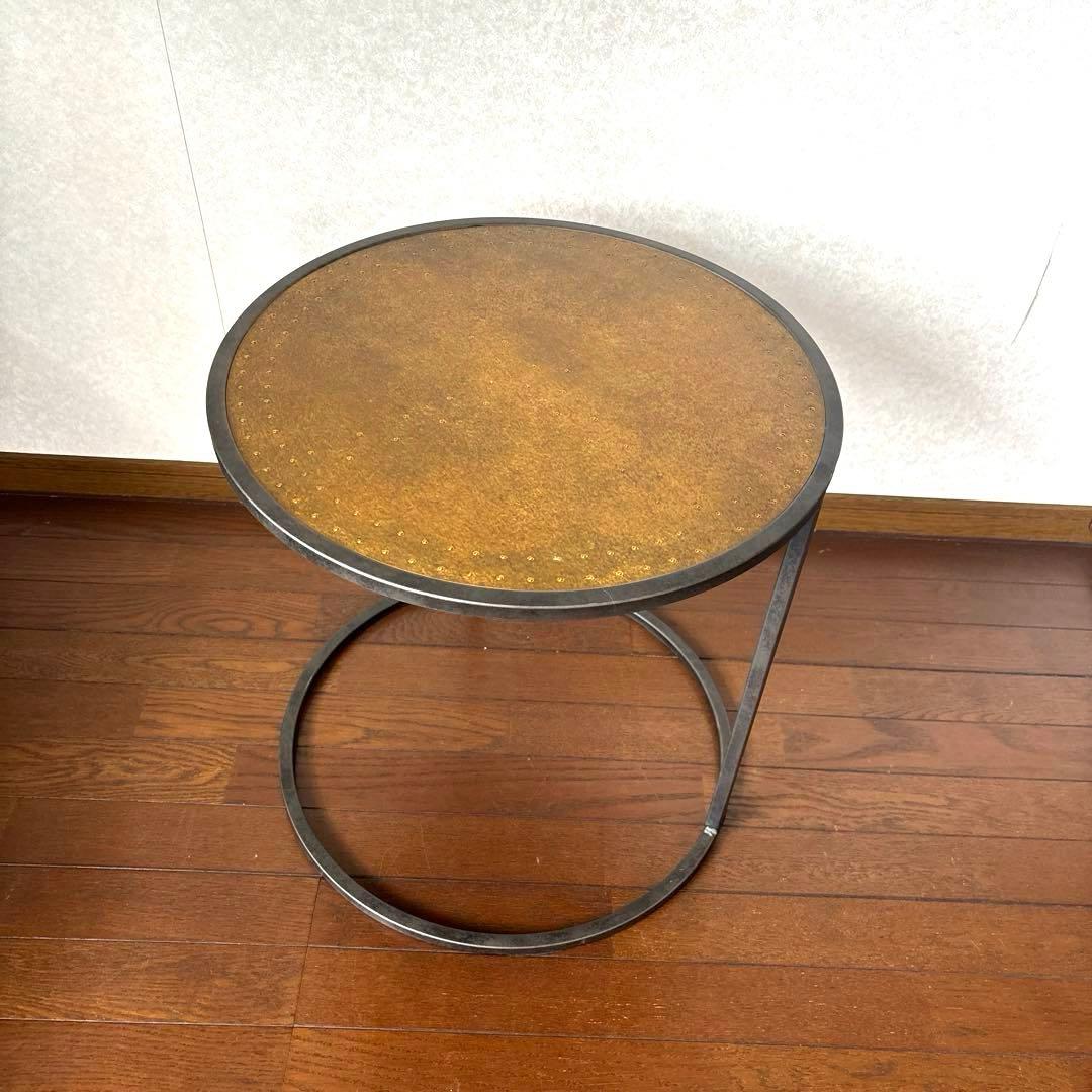 【美品】CRASH GATE エルマ ラウンドサイドテーブル