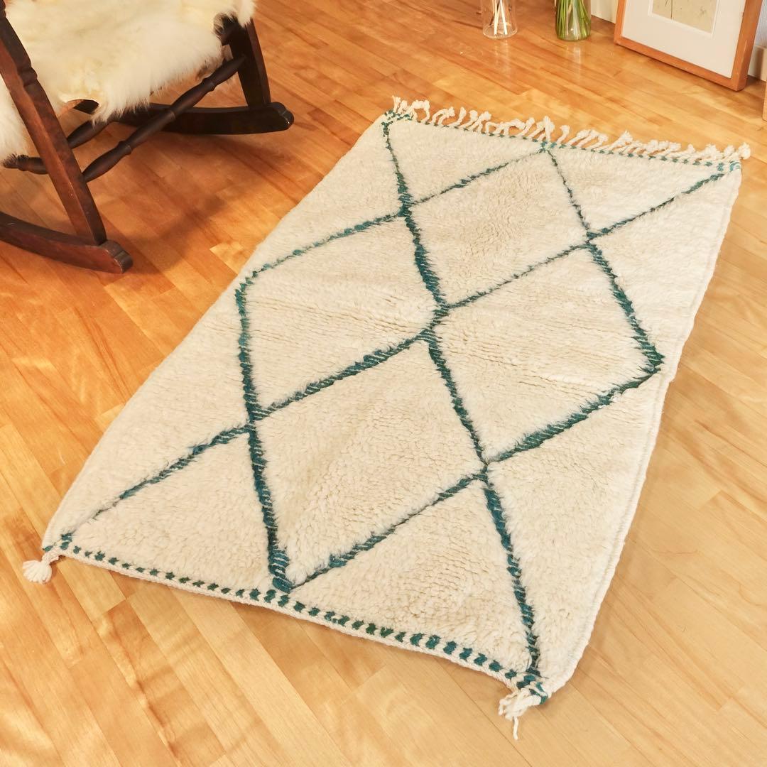 新品美品ベニワレンラグ【モロッコ直輸入】即購入OK