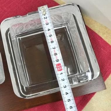 HOYAクリスタルガラス　灰皿セット