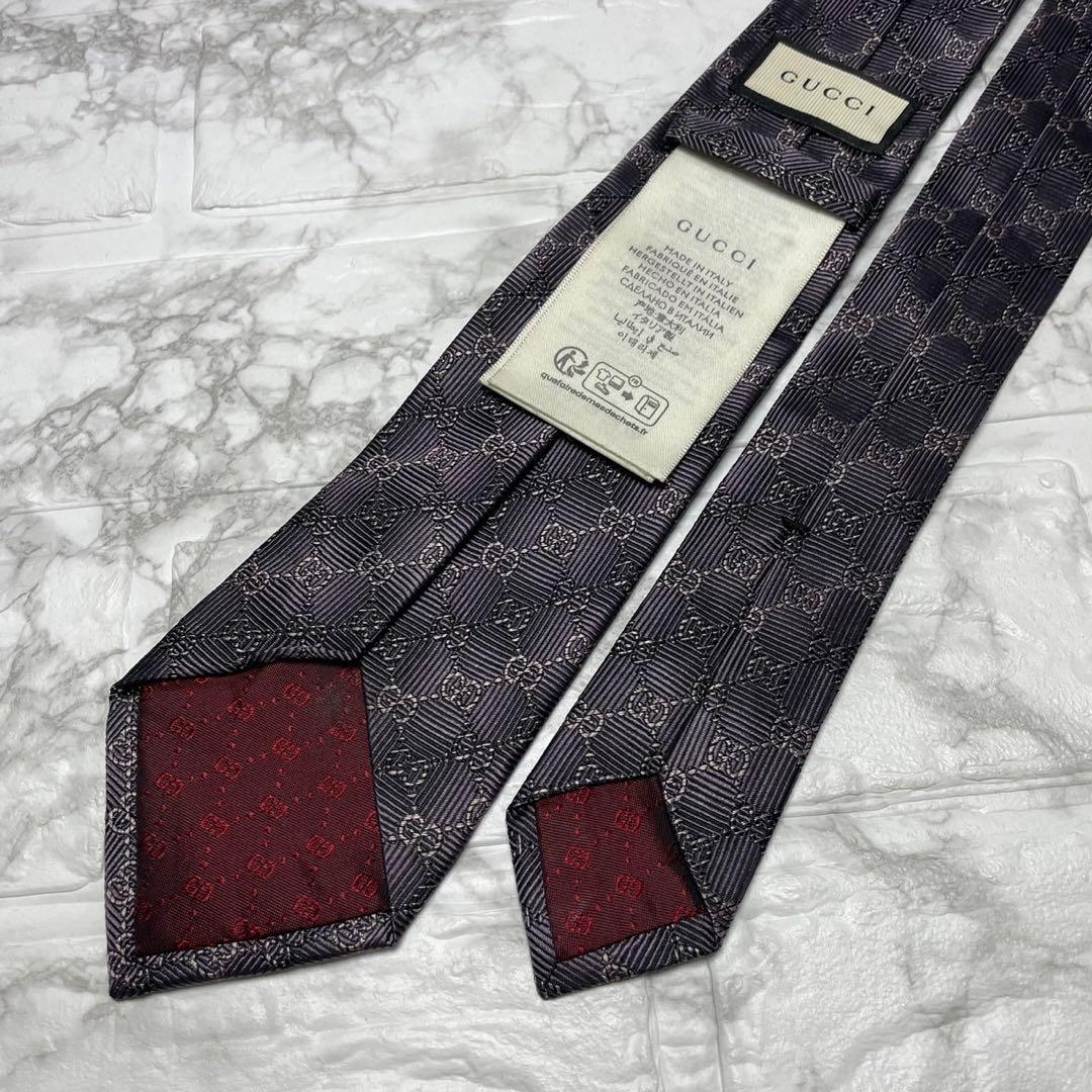 グッチ　GUCCI GG シマ　ネクタイ　グラデーション　スーツ　シャツ