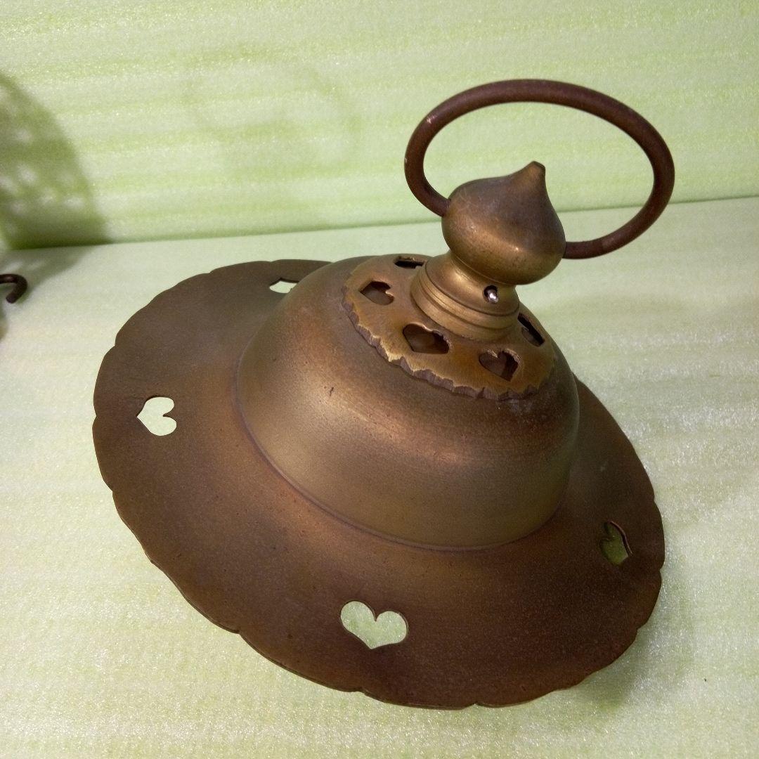 キャンドルホルダー　お灯明　ティーライトキャンドル　アンティーク　縦約５９センチ