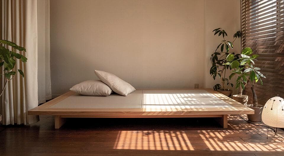 LIVING BED リビングベッド 旭川家具 建築家二人暮らし
