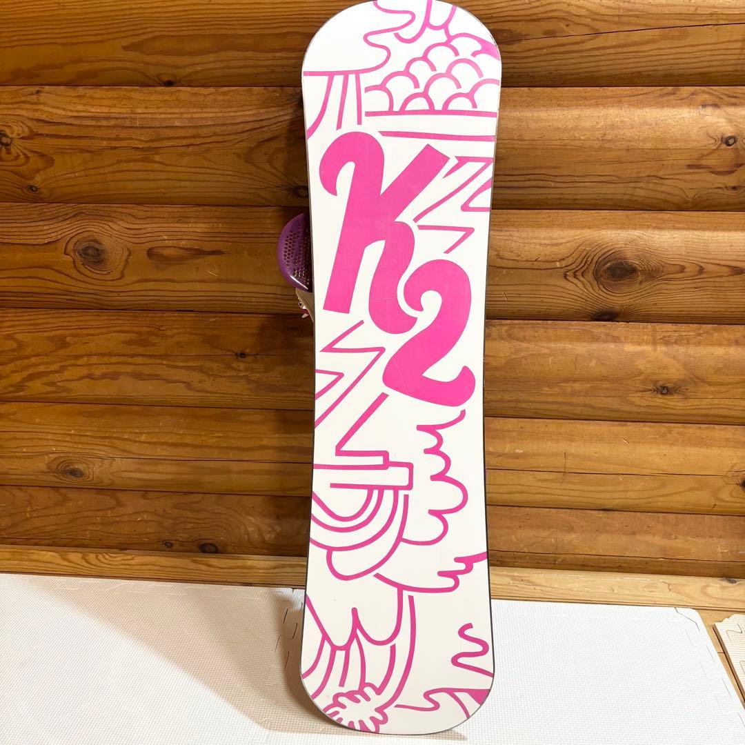 K2 LIL KANDI キッズスノーボード 90cm ビンディングセット