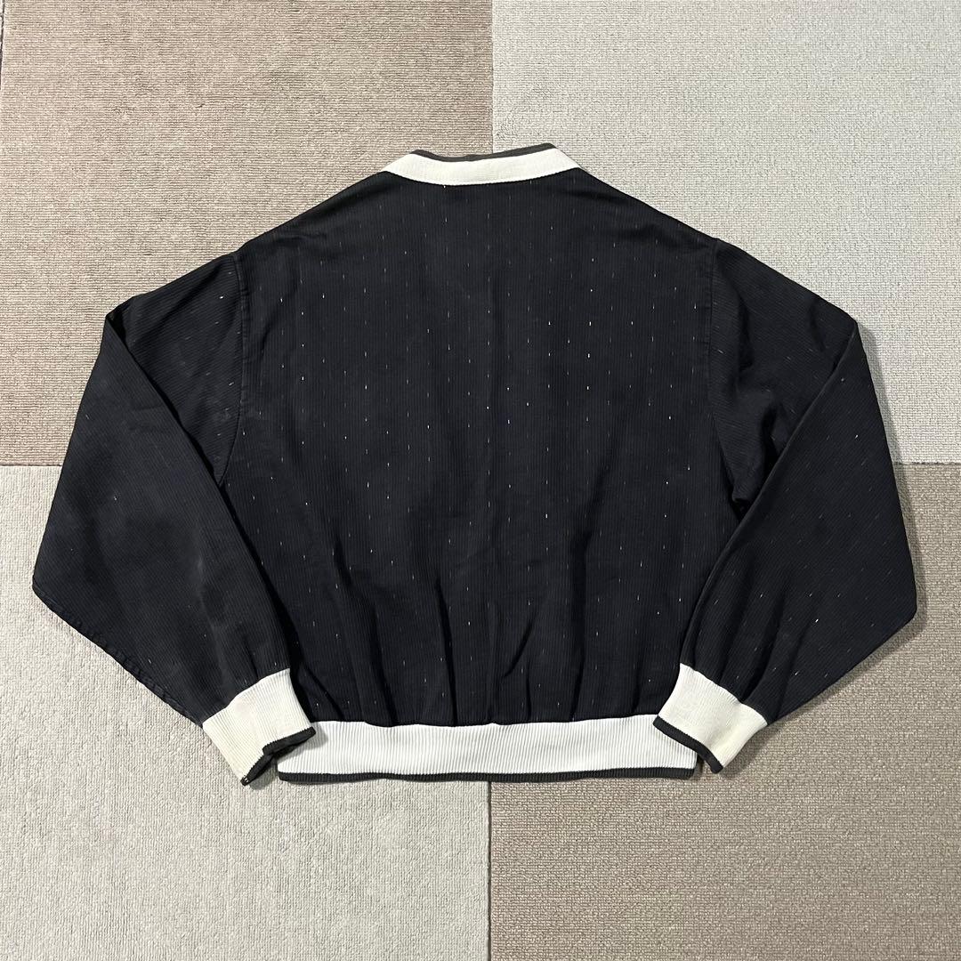 1950's vintage Campus ピケ カスリ柄 コットンカーディガン