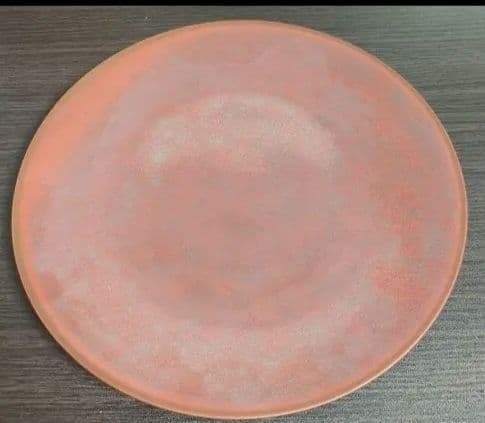 MORIYAMA チタニウムレッド フラットプレート φ28cm(4枚セット)