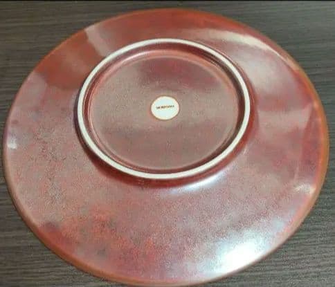 MORIYAMA チタニウムレッド フラットプレート φ28cm(4枚セット)