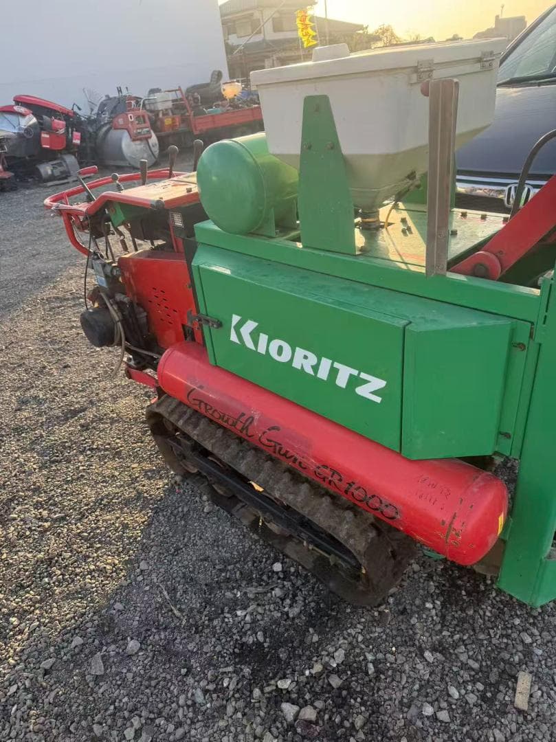 【福岡県みやま市】共立 土層改良機 グローズガン GR1000 6.7馬力セル付