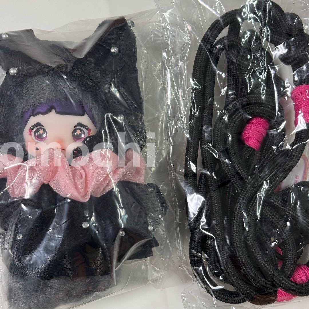 Nommi VIVO 黒 スマホコラボ ストラップ 深空 ぬいぐるみ