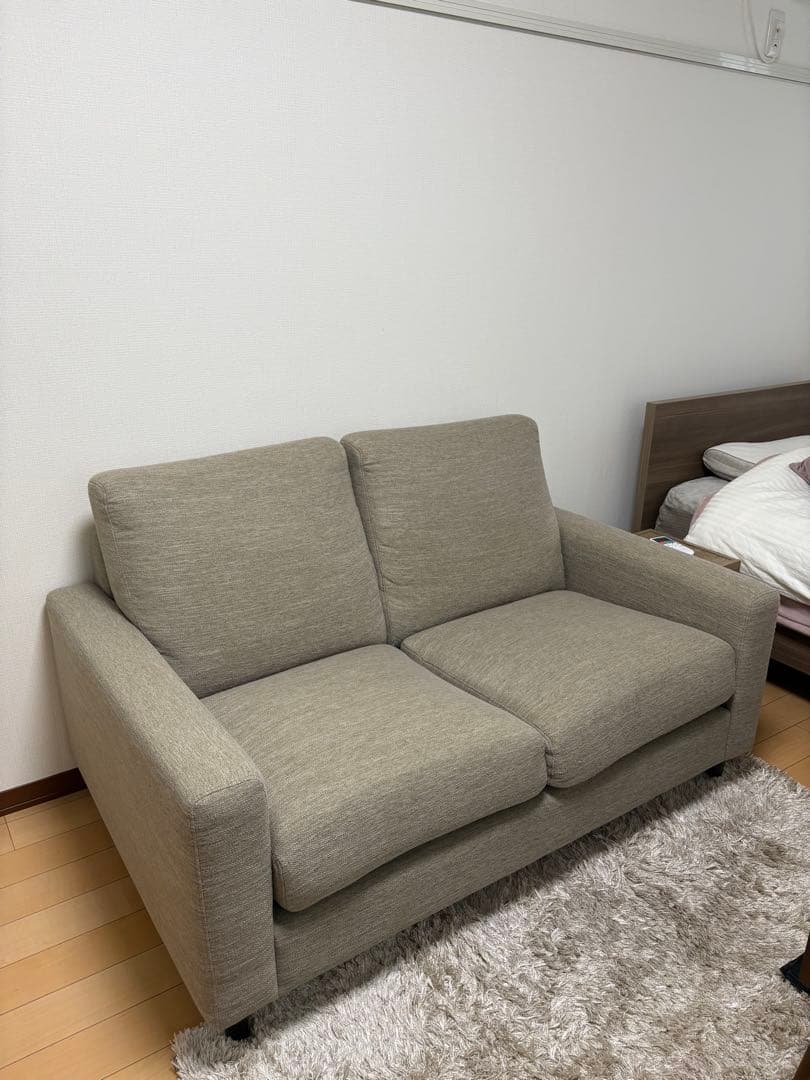 ニトリ　ふたり掛けソファ