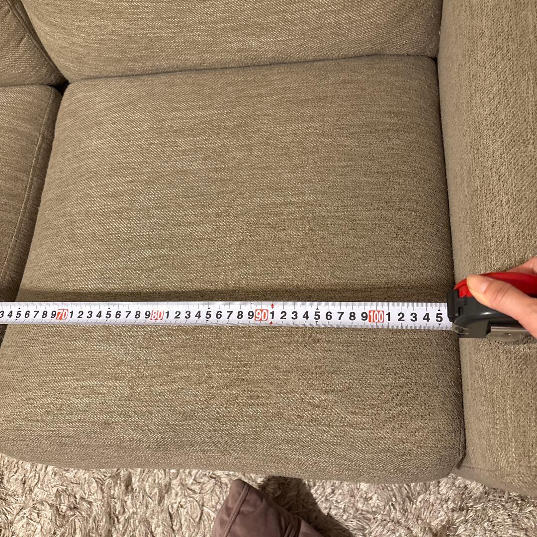 ニトリ　ふたり掛けソファ