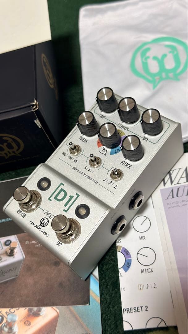 ギター WALRUS AUDIO D1 V2 High-Fidelity Delay
