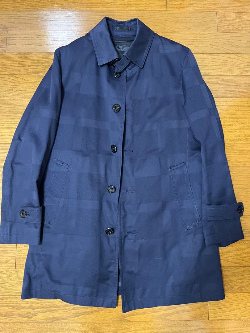 BLACK LABEL CRESTBRIDGE ステンカラーコート ネイビー