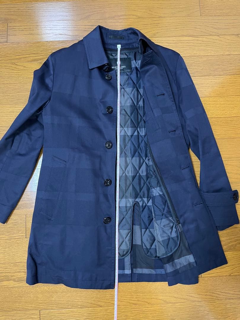 BLACK LABEL CRESTBRIDGE ステンカラーコート ネイビー