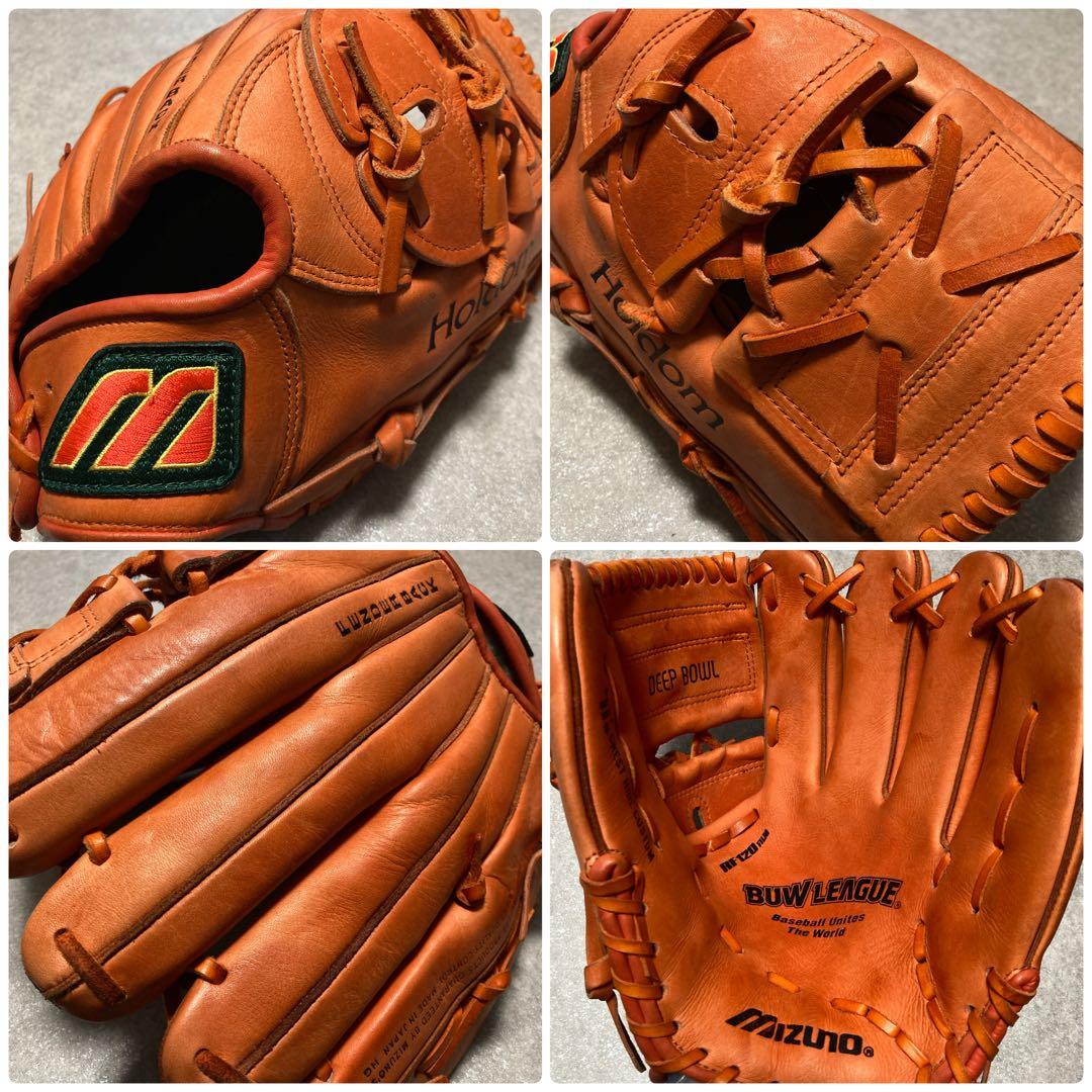 幻の 赤ビュー ミズノ 一般 大人用 軟式 野球 グローブ グラブ