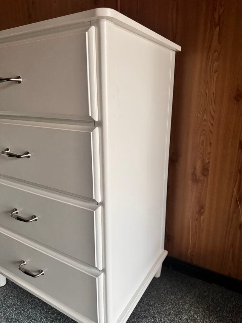 【ねこ】IKEA イケア ティッセダール 白 チェスト