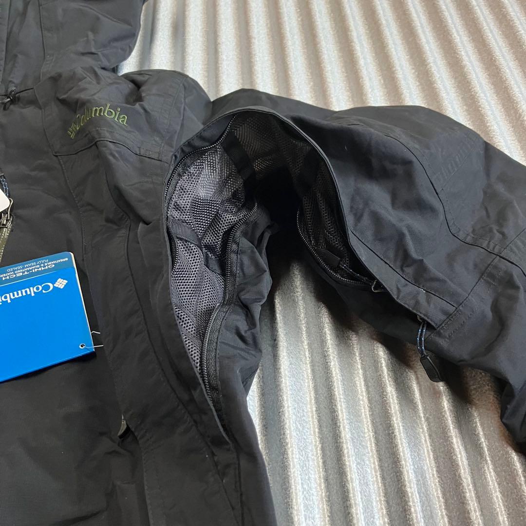 未使用　コロンビア　スノボウェア　上着　ジャケット　アウター　メンズ　黒　M