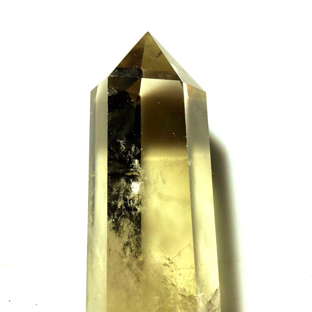 天然石シトリン　非加熱黄水晶　大きめポイント180g 金運アップ　パワーストーン