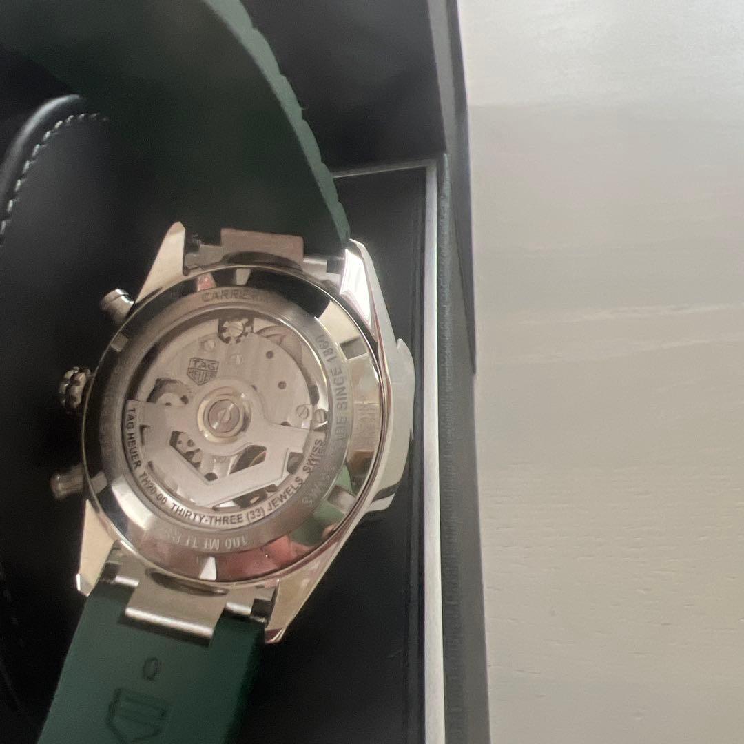 TAG Heuer Carrera クロノグラフ グリーンラバー