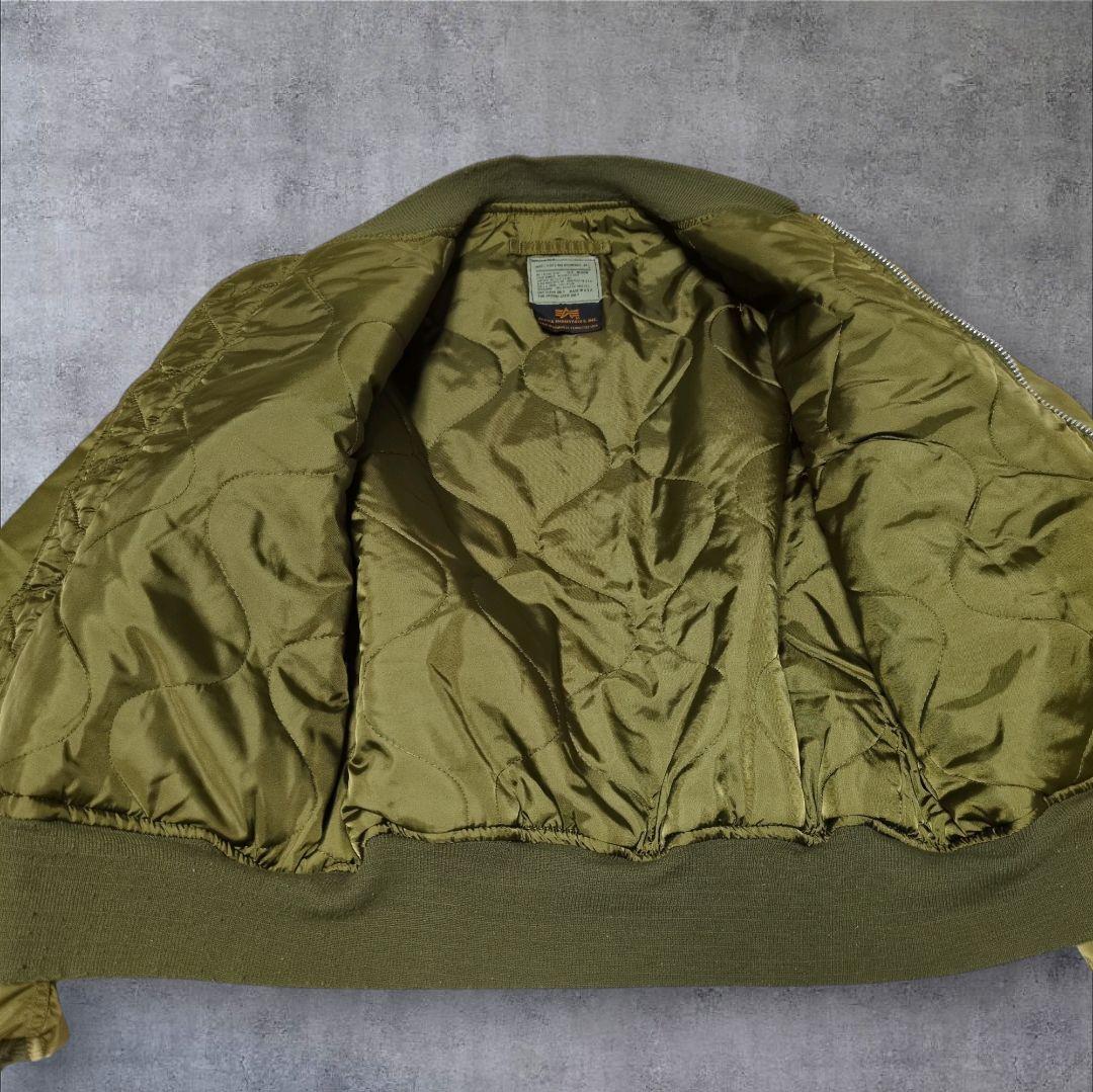 アルファインダストリーズ 80s 90s USA製 MA-1 グラウンドクルー