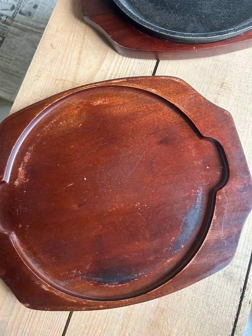 鉄製 22cm 10枚グリルパン標準（木製台）トキワ送料無料