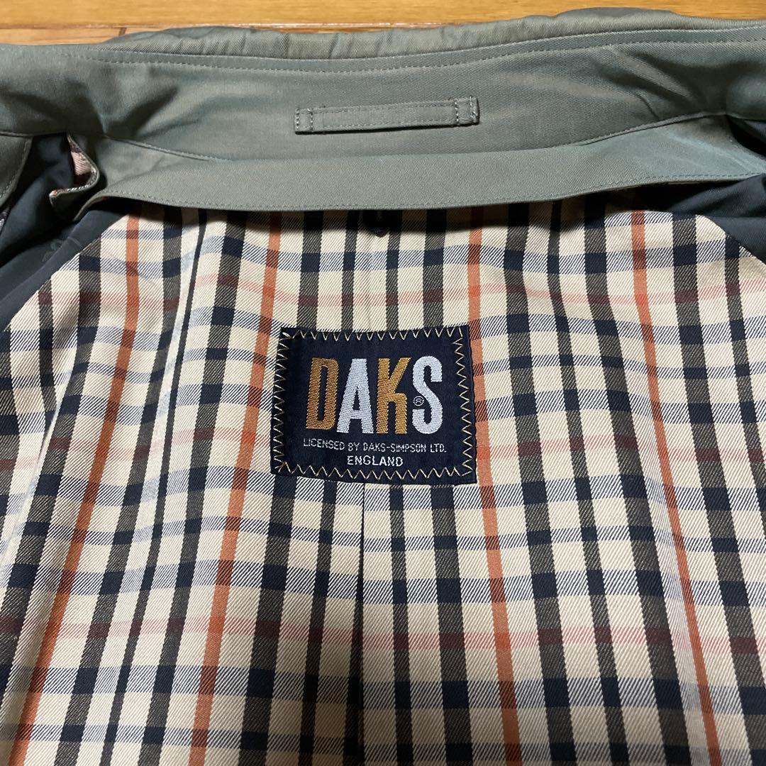 ✴︎美品✴︎DAKS トレンチコート カーキ玉虫色80s90sヴィンテージ