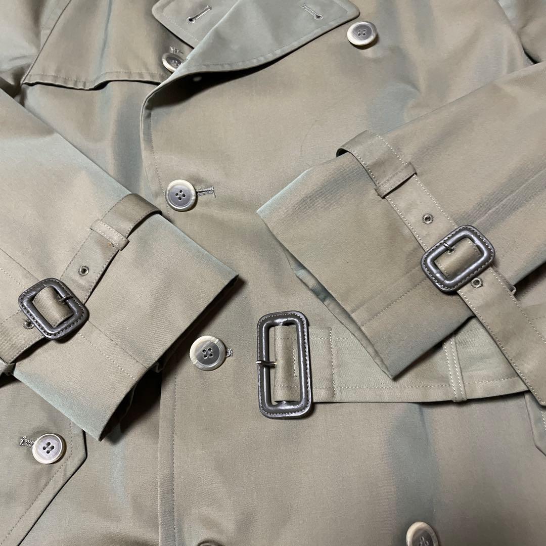 ✴︎美品✴︎DAKS トレンチコート カーキ玉虫色80s90sヴィンテージ