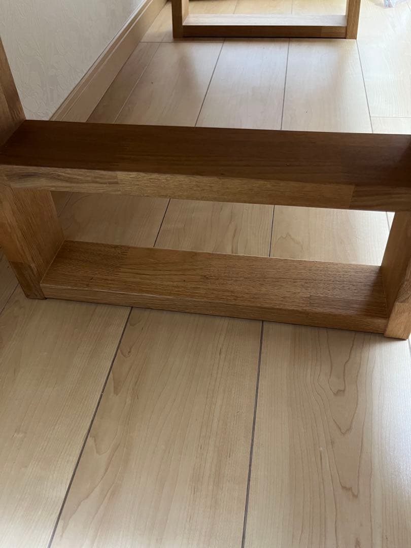 ニトリ 天然木 センターテーブル