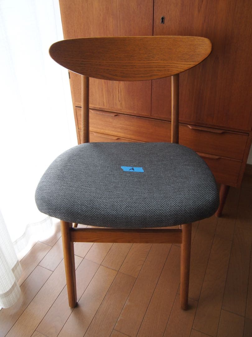 ま〜こさん専用 ミナペルホネン クラッシュゲート ハンドメイド チェアA 椅子