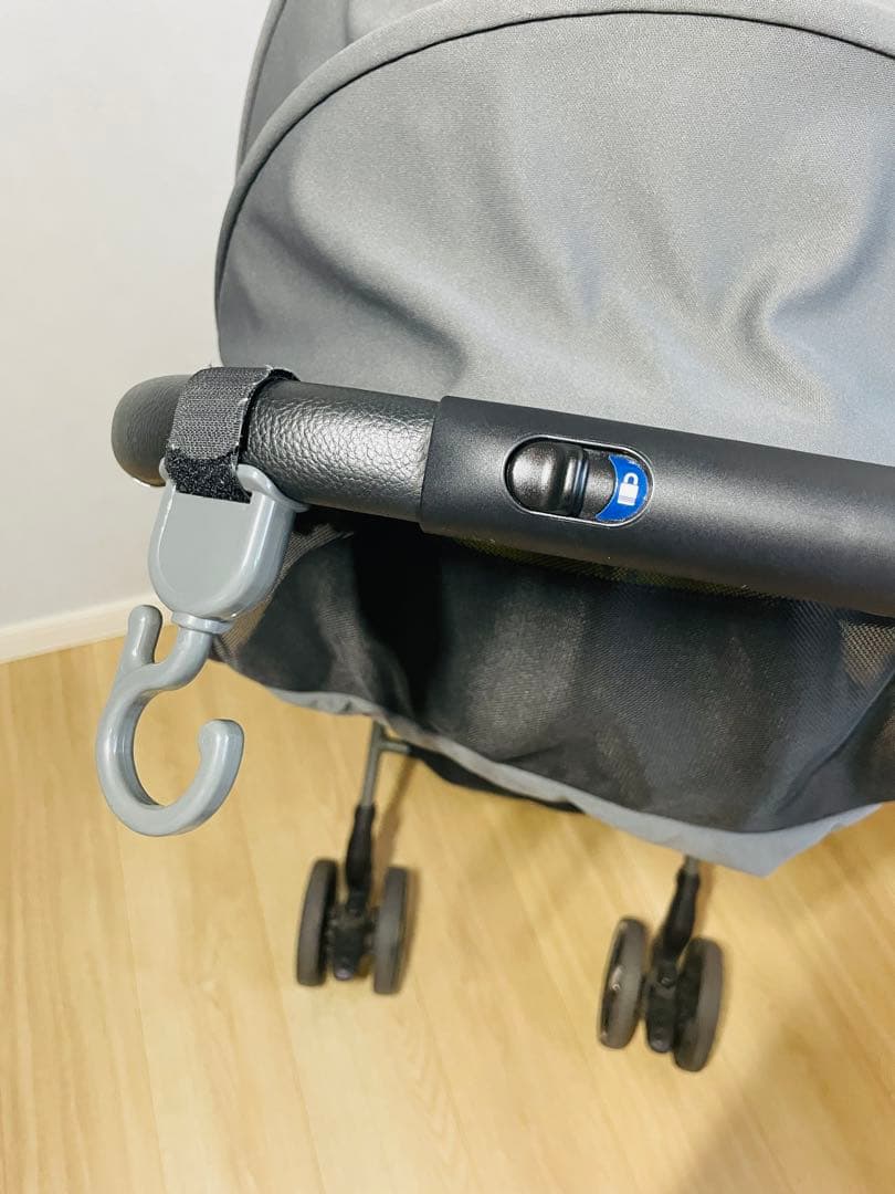 Aprica ベビーカー クルリー 軽量 A型 GR2129308 グレー　美品