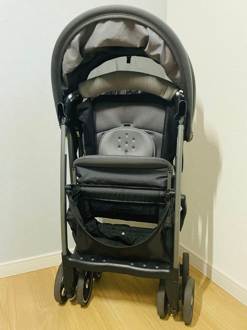 Aprica ベビーカー クルリー 軽量 A型 GR2129308 グレー　美品