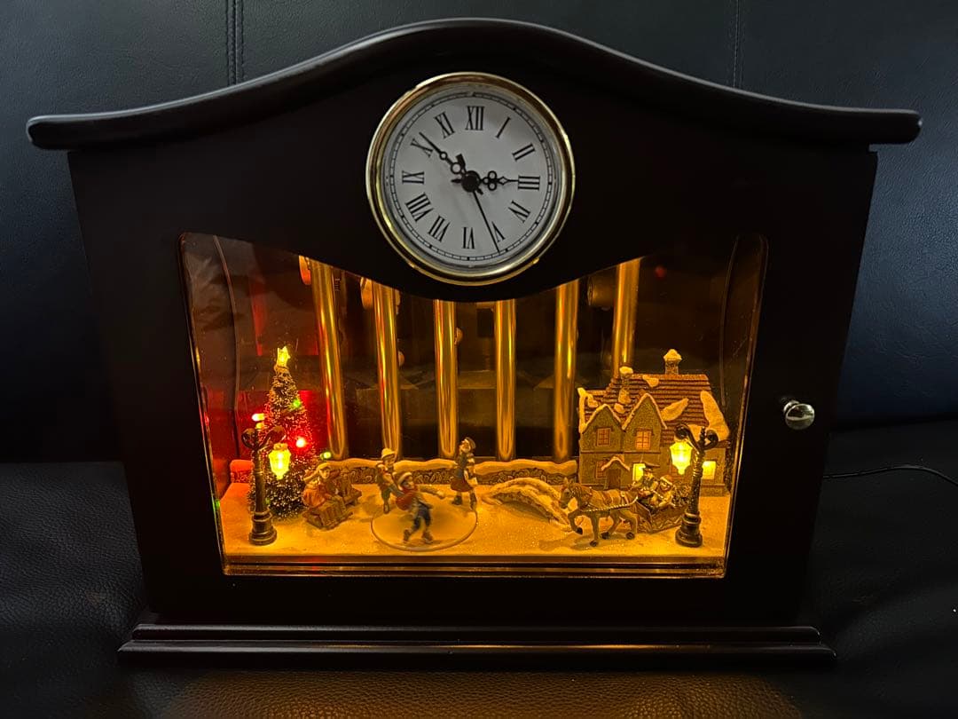 ★ミスタークリスマス ミュージカル チャイム 時計 オルゴール 70曲 スケート