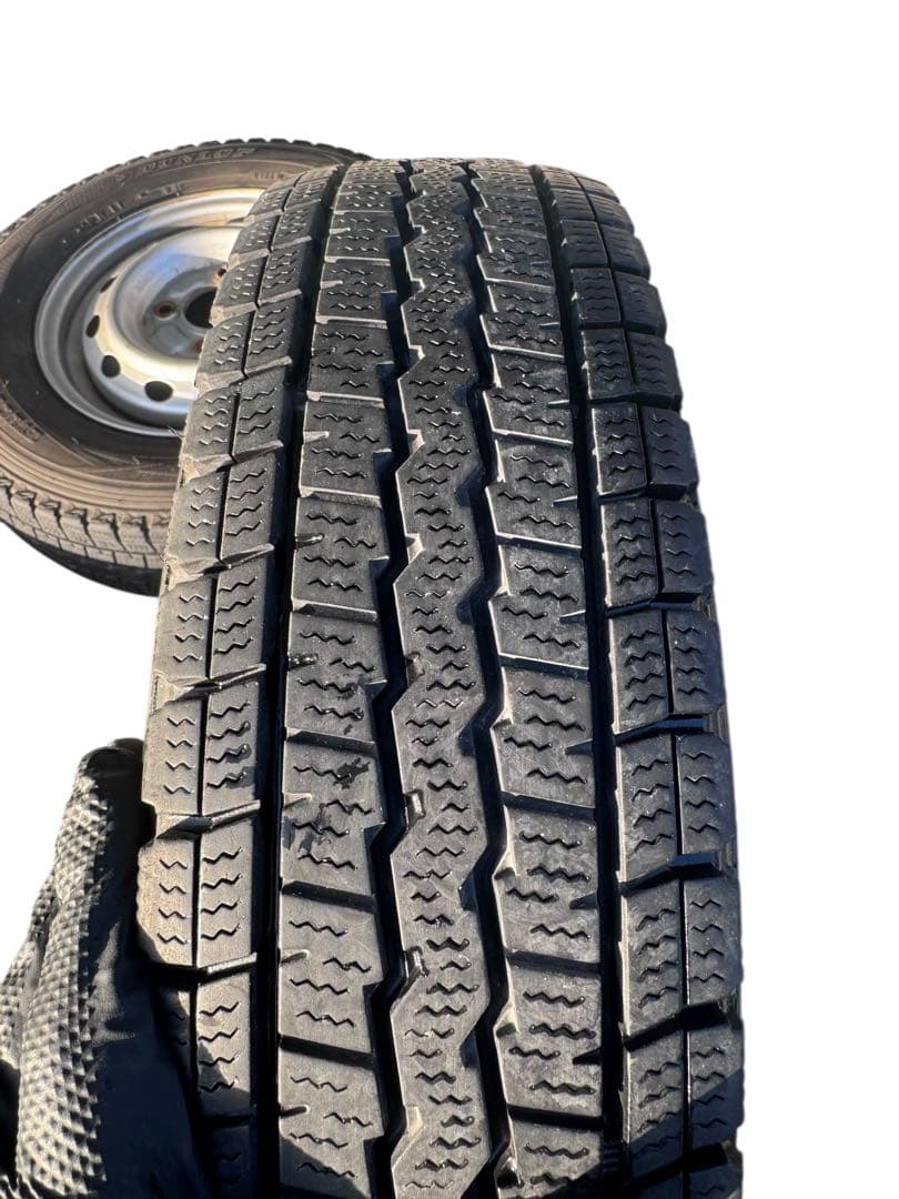 ダンロップ ウインターマックスSV01 145R12 6PR LTホイールセット