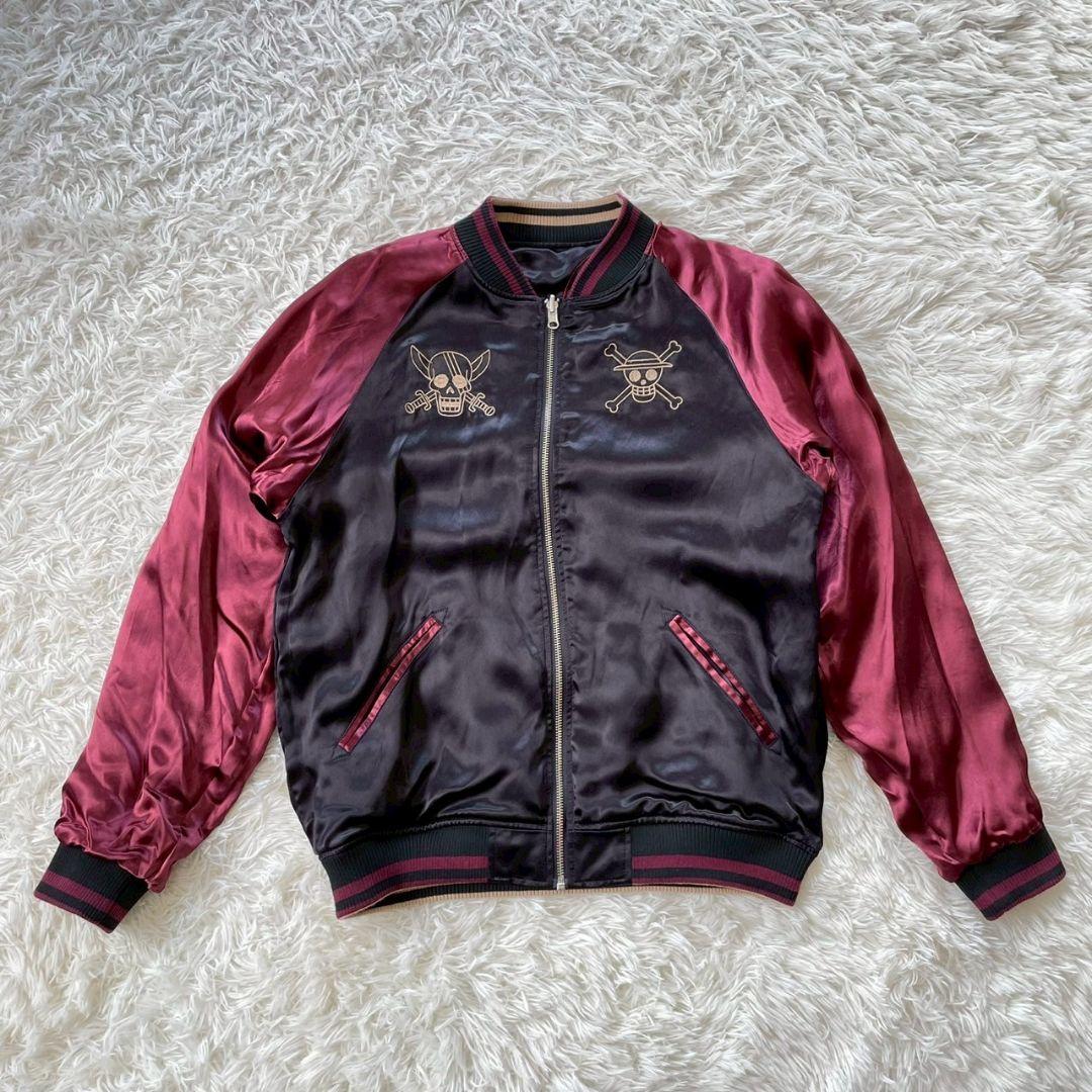 絡繰魂　シャンクス　ONE PIECE　コラボ　スカジャン　リバーシブル　刺繍