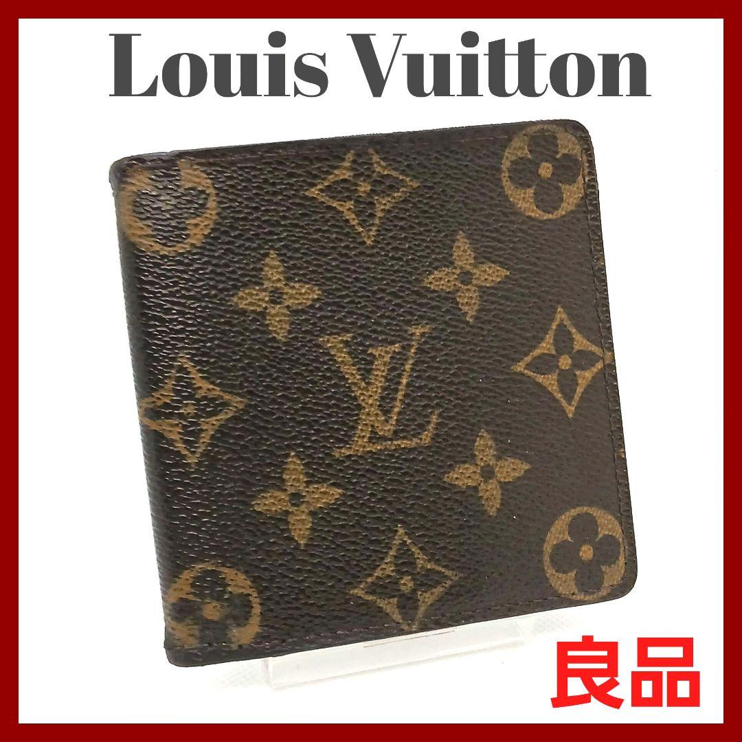 ★良品★ルイヴィトン モノグラム ポルトビエ 6 カルト クレディ★二つ折り財布