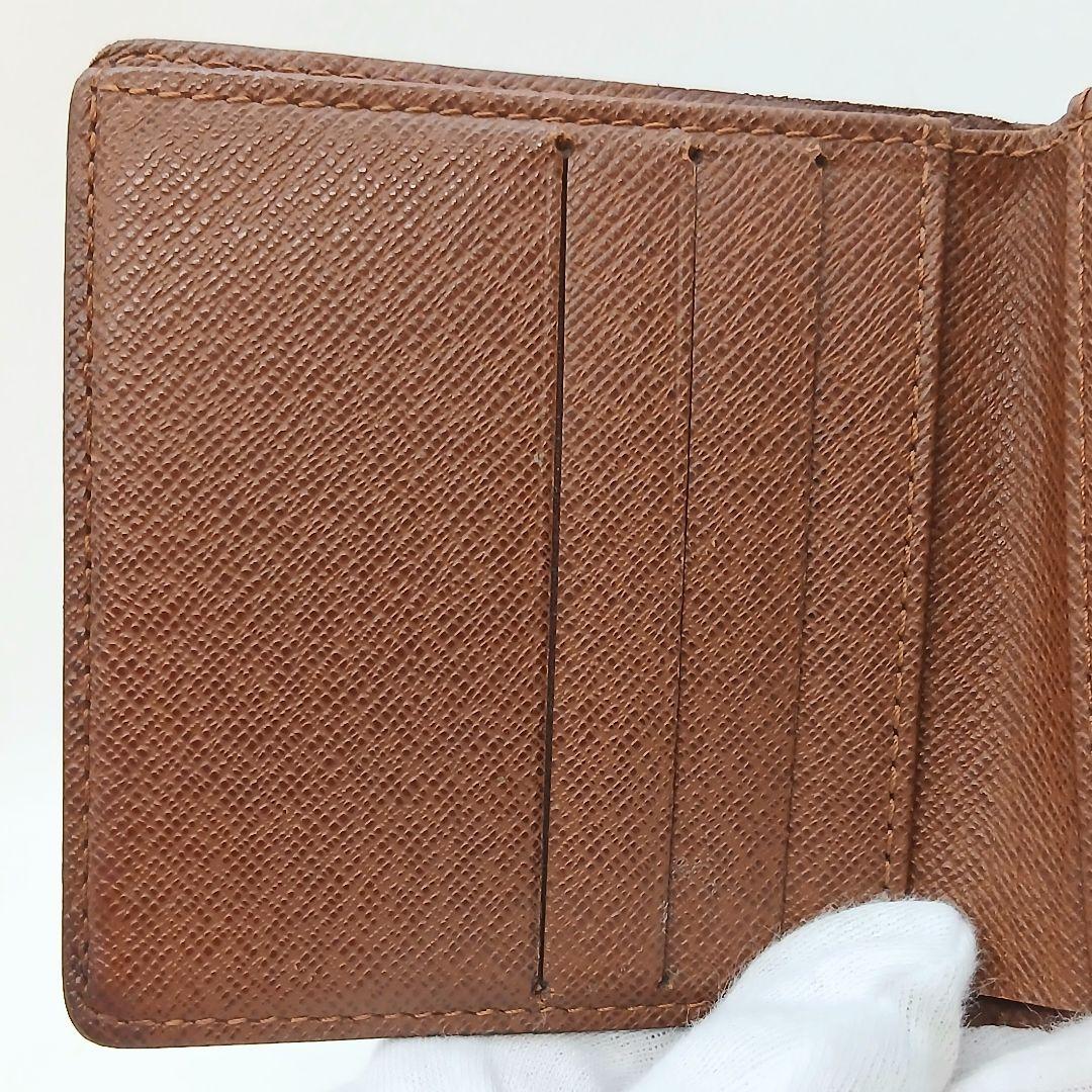 ★良品★ルイヴィトン モノグラム ポルトビエ 6 カルト クレディ★二つ折り財布